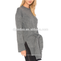 New design autumn oversized grey women long sweater